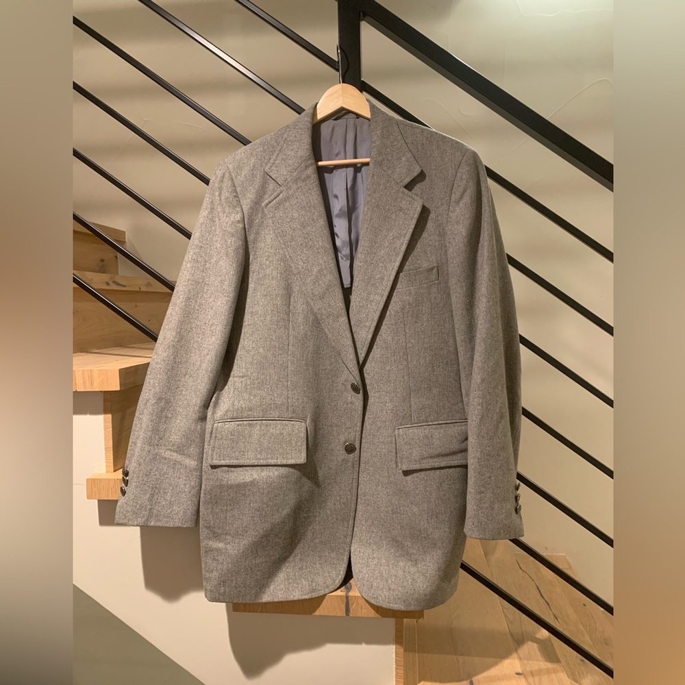 Robert Vance LTD wool grey blazer